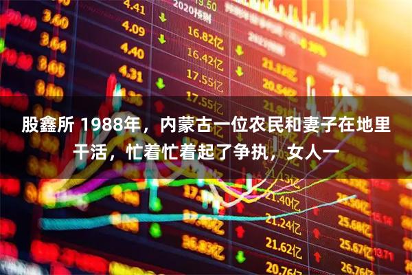 股鑫所 1988年，内蒙古一位农民和妻子在地里干活，忙着忙着起了争执，女人一